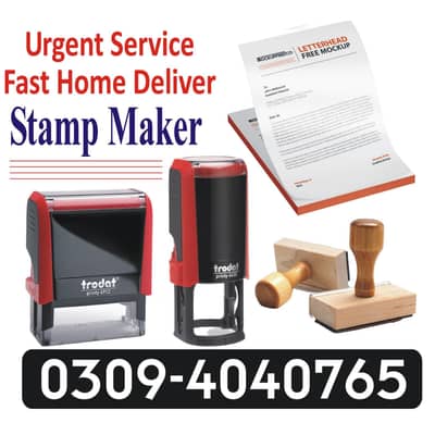 Paper Embossed Stamp Maker Letterhead Printing Rubber Stamp Making