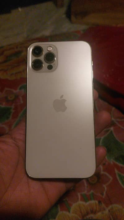 I Phone 12 pro, 128 GB, Water Pack, Gold colour, Battery 77, Non PTA