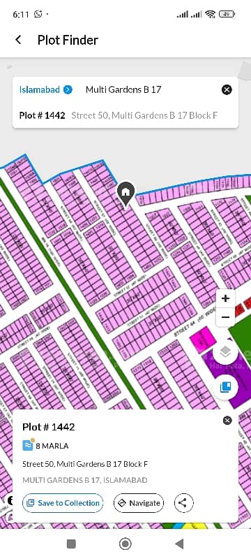 Multi Garden Block F Plot for sale