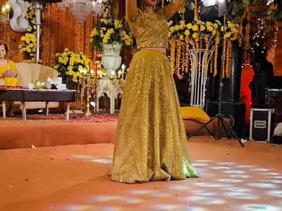 bridle  heavy mirror lahnga