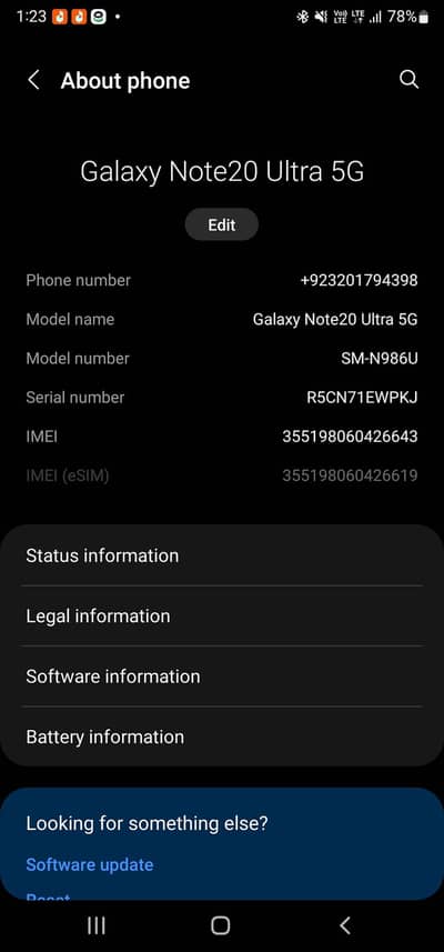 Samsung note 20 ultra 5g front camera required  n 986u modle