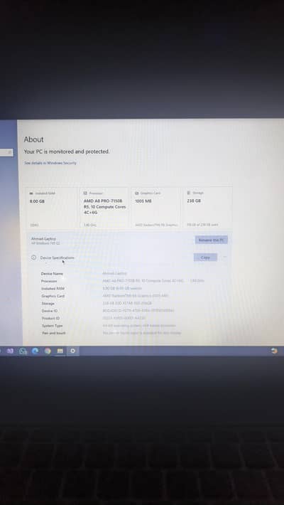 HP Elitebook 745 AMD A8 Pro 7150B
