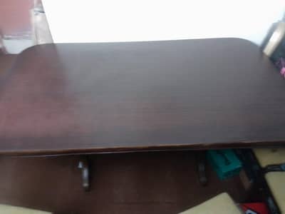 Wooden dining table