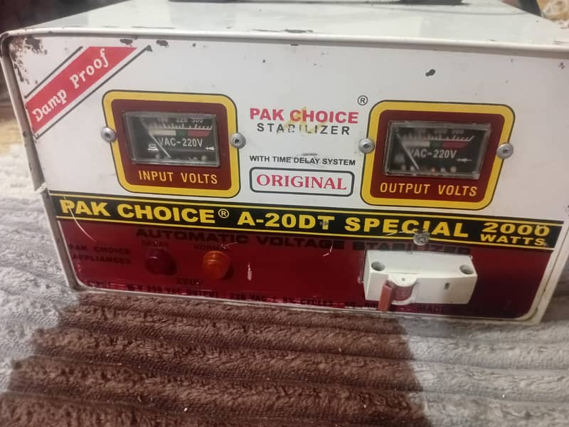 Pak Choice Stabilizer 1