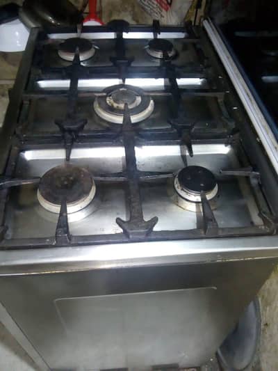 Sky flame 5 Stove with Oven, steel body