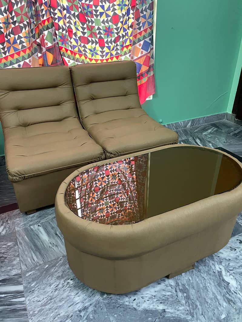 Two Seater Sofa Set 0