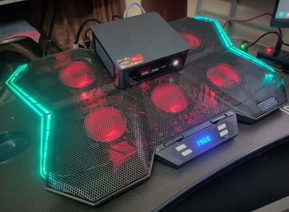 BEST OFFER. . ALCOLD 06 FANS +2900RPM ADJUSTABLE COOLING PAD FOR +17LP!