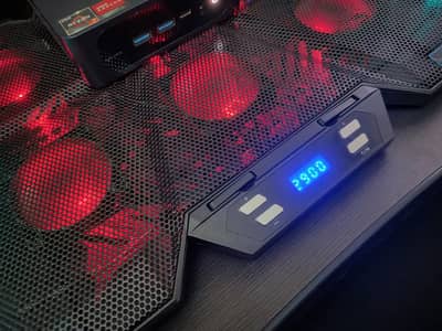 BEST OFFER. . ALCOLD 06 FANS +2900RPM ADJUSTABLE COOLING PAD FOR +17LP!