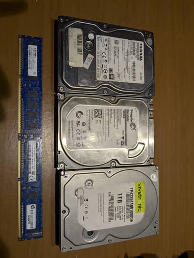 1TB Hard Drives & Ram