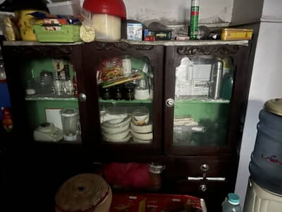 Pure wooden showcase