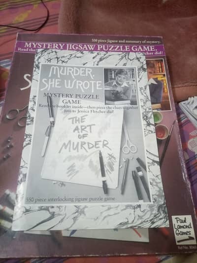 Murder She Wrote 550 Piece Mystery Jigsaw Puzzle – Complete – Imported