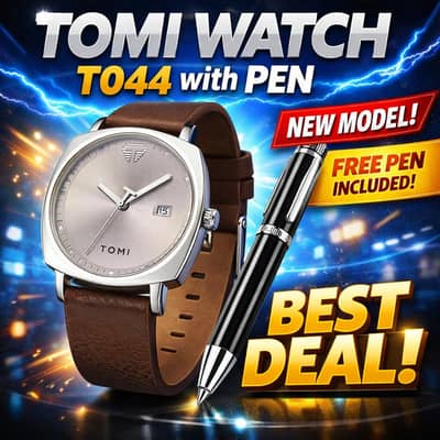 Tomi T044 Wristwatch with Pen