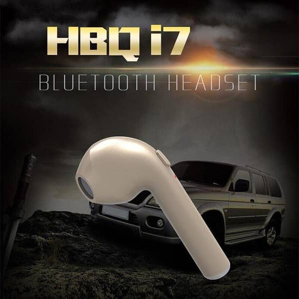 i7 Single Airpods Wireless Earbud Stereo Bluetooth Earphone Headset (Connect With All Bluetooth Devices).