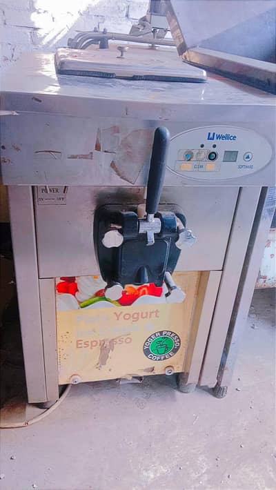 ice cream machine under counter chiller