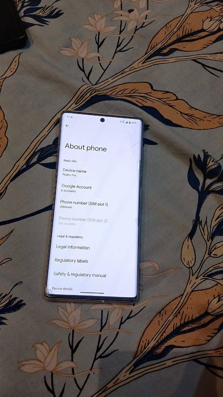 Google pixel 6 pro 7
