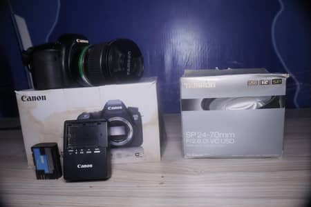 Canon 6D Full Frame DSLR + Tamron 24-70 Lens — Excellent Condition