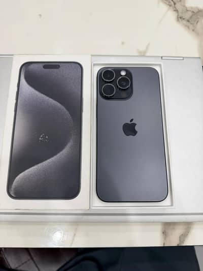 i phone 15 pro max with box PTA approved