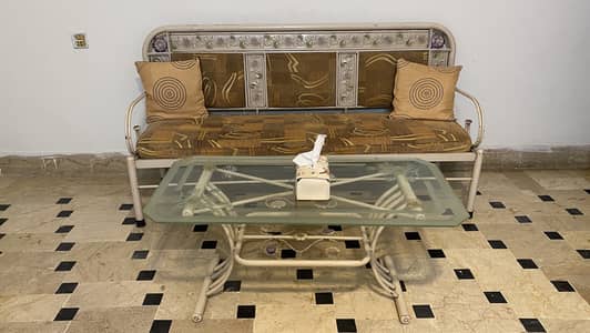 7 seater sofa plus table