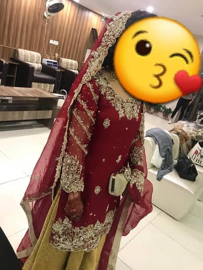 Bridal shirt and dupatta