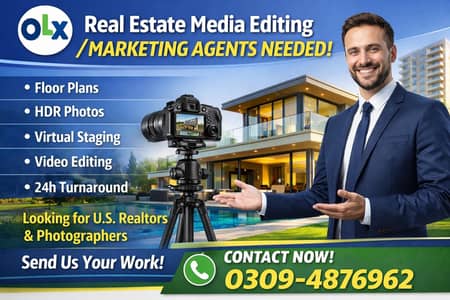 Need real estate marketing agent