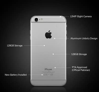 Iphone 6s 128gb Antique piece Officail PTA