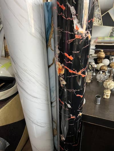 glass paper, wallpaper, jet black paper, tainted glass paper