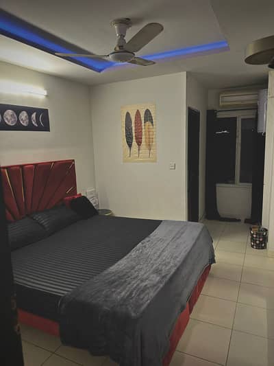 One bedroom apartment fully luxury furnished available for rent in E-11 Islamabad prime location