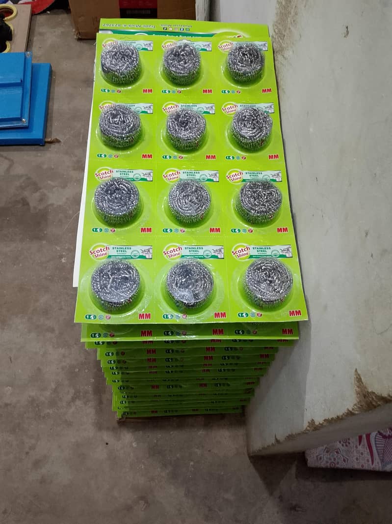 اسٹیل برتن صاف کرنے والا اسکرابر – ضدی میل کچیل کا آسان حل 0