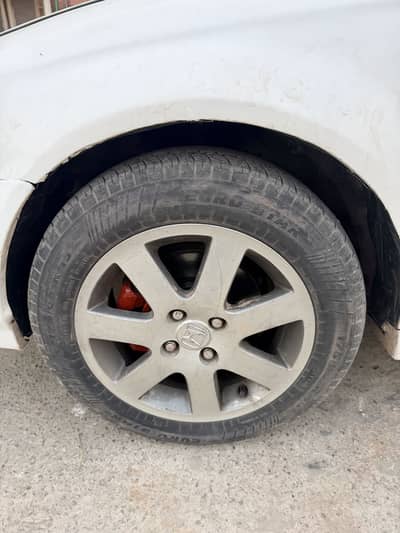 15 size eagle eye tyres and rims for exchange with 15s