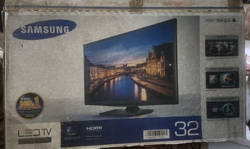Samsung 32 Inch LED (Crack on Screen)(Non Smart)