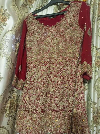 heavy farshi bridal lehenga