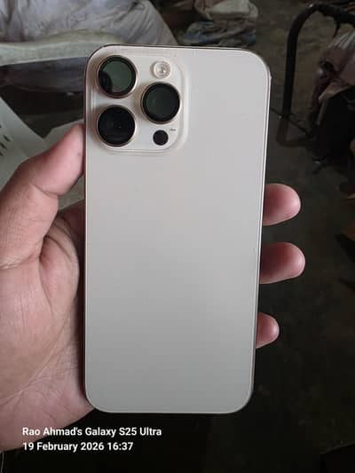 IPhone 16 Pro Max 256 100% health Official Approved