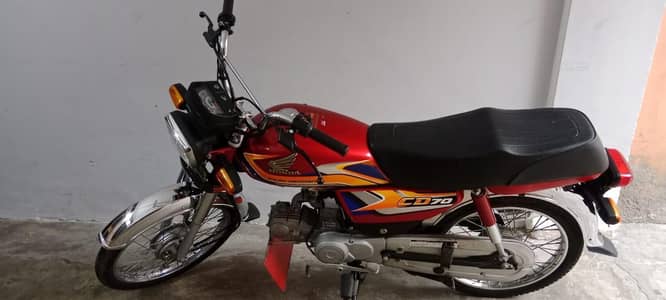 Honda CD 70 24/25 model total genuine condition zero meter ha