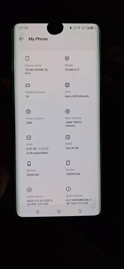 Tecno 20 Pro Plus 8GB 256GB