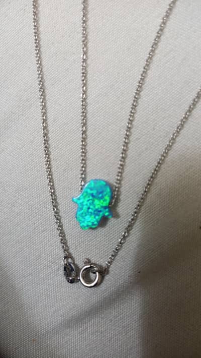 original Austrian opal in 925 silver