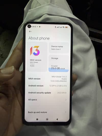 Redmi Note 9 4/128 with box