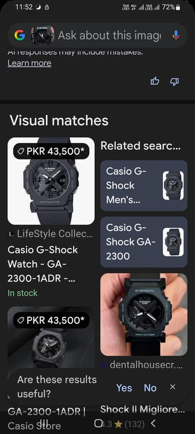 Casio G Shock watch