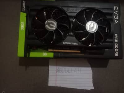 RTX 3060 12 GB EVGA XC GAMING SEALED WITH BOX 10/10 condition
