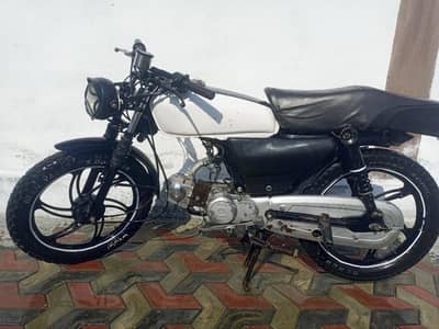 pak hero cafe race bike new tires special rims