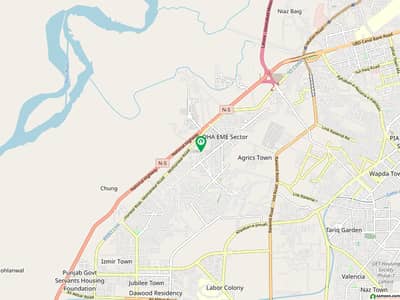 1 Kanal Facing Park Plot Available For Sale Near Kanal Bank Road