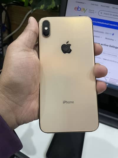 iPhone Golden XS Max PTA approved 256GB
