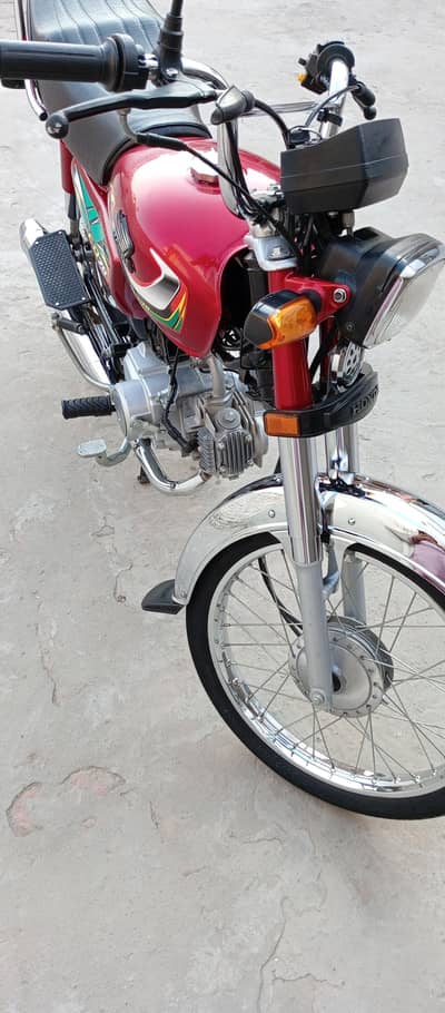 Honda 70cc 2022 Punjab register double saman like new
