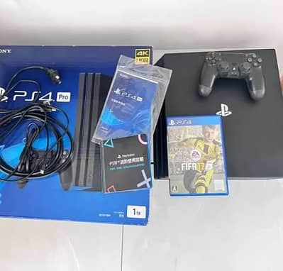 game PS4 pro 1 TB complete box 10/10