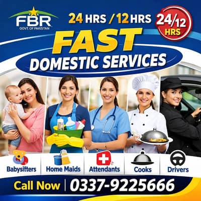 We Provide All Domestic Staff House Maids Babysitters Nanny Cooks Chef