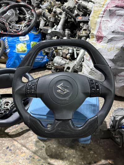 Suzuki Swift Suzuki Cultus Multimedia Steering wheel carbon fiber