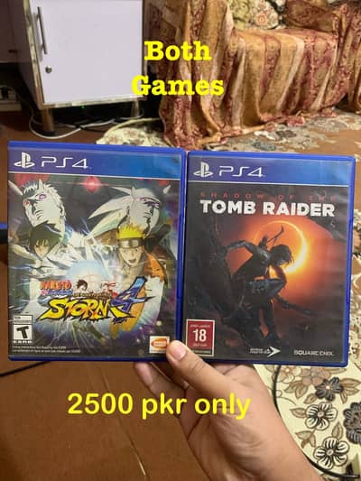 Tomb Raider + Naruto Ultimate Ninja Storm 4 ps4