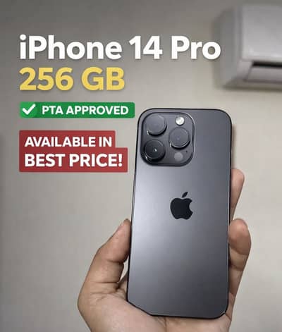 14 pro iPhone mobile pta approved 256 gb storage