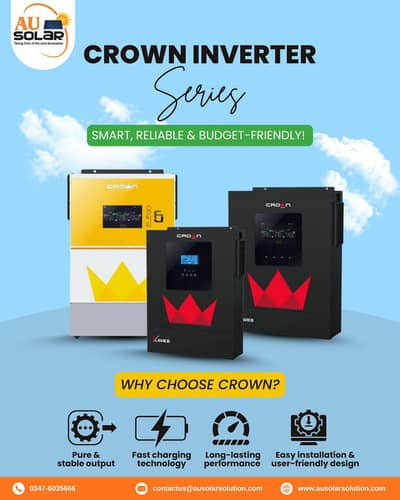 Crown Inverter 5kw 3kw 6kw 8kw Inverters Crown | Solis | Soluna