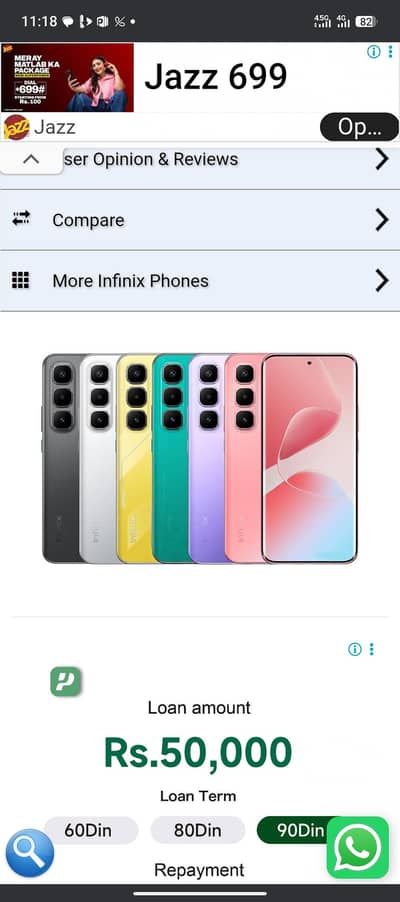 infinx hot60 pro plus just box open