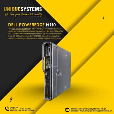 Dell PowerEdge M910 Blade Server – High Performance